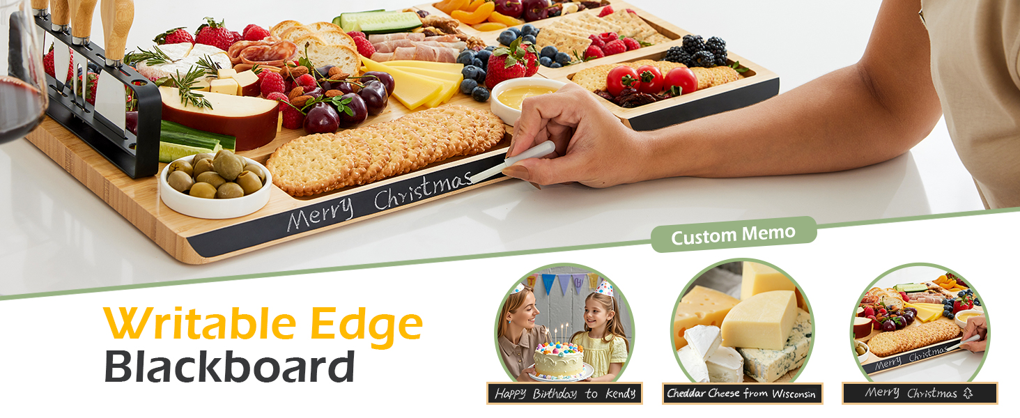 large charcuterie board