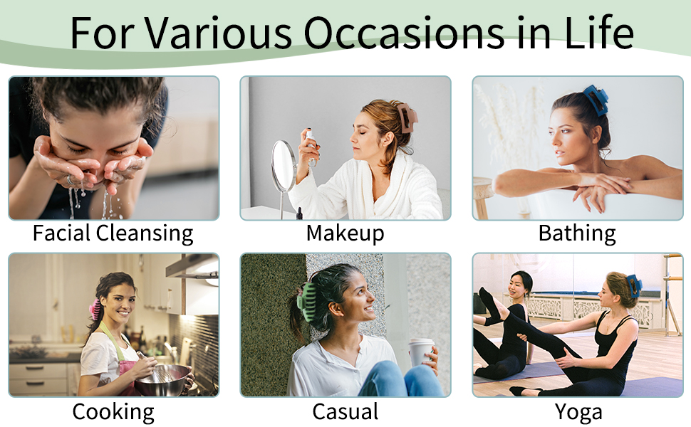 Metall große Haarklammern