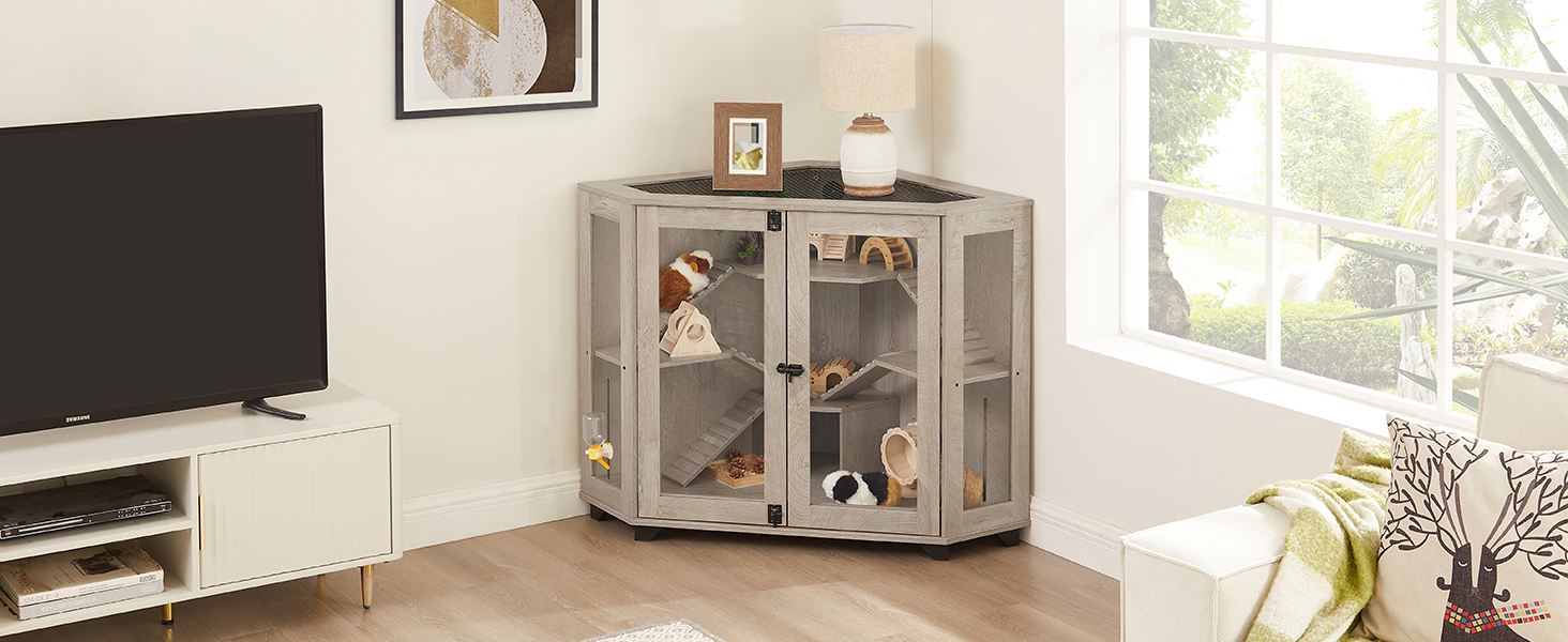 Hamster Cage Guinea Pigs Rabbit Ferret Large Critter Nation Bunny Chinchillas Pet Habitat House