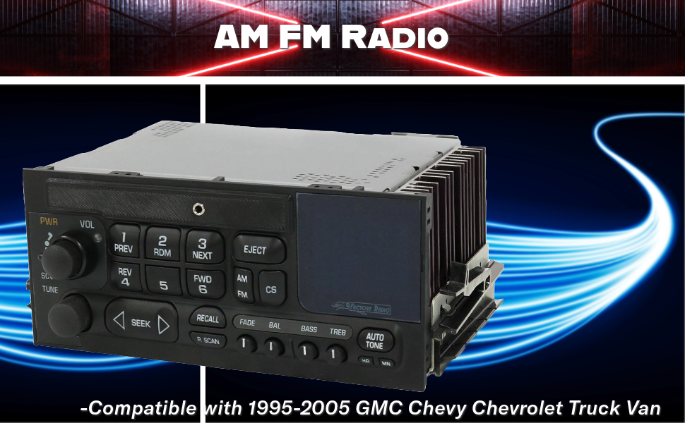 Amazon.com: 1 Factory Radio New AM FM Radio w Aux Input