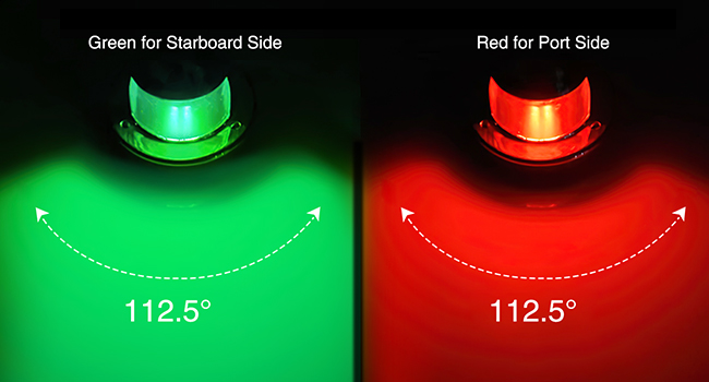 boat navigation light lighting effect