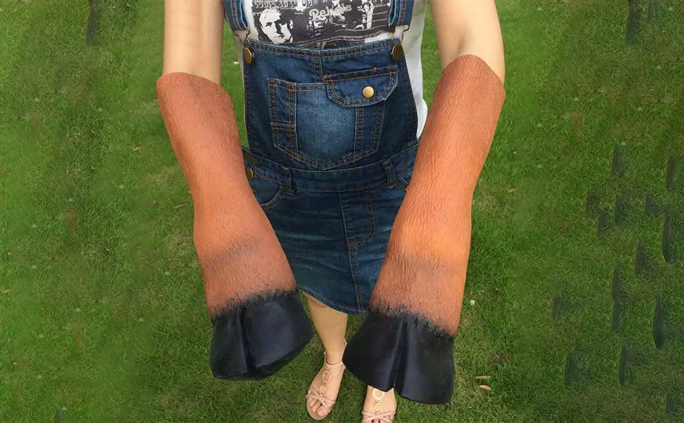 Latex Rubber Horse Hooves Gloves