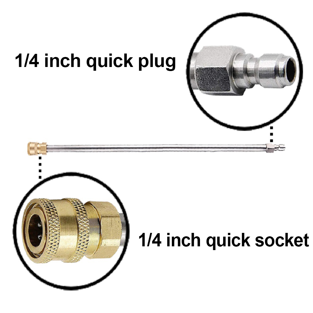 RIDGE WASHER Pressure Washer Extension Wand, 16 Inch, Stainless Steel