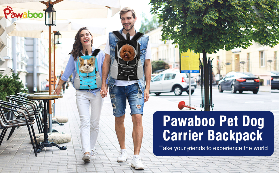 Pawaboo Pet Dog Carrier Backpack Small Size, Small Puppy Dog Travel