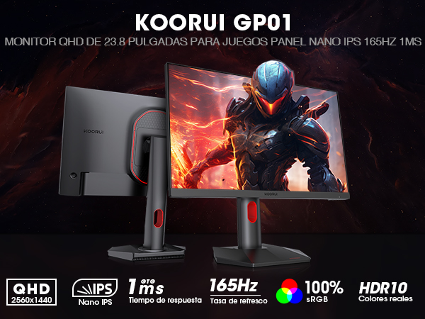 KOORUI 23.8インチ 165hz 1ms ゲーミングモニター 本体 楽天市場】【10%OFFクーポン】KOORUI モニター 24インチ 22