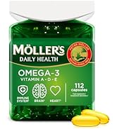 Moller’s  | Omega 3 Kapseln | Fischöl | Skandinavische Omega-3 Nahrungsergänzungsmittel mit EPA,...