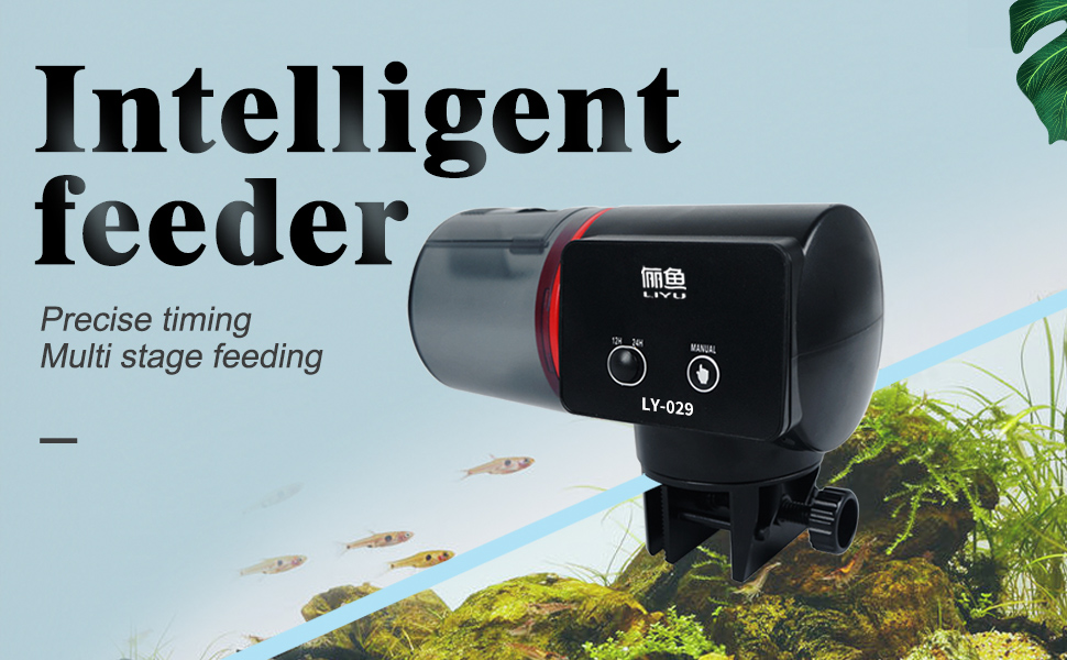 Automatic Fish Feeder, Fish Food Dispenser for Aquarium or