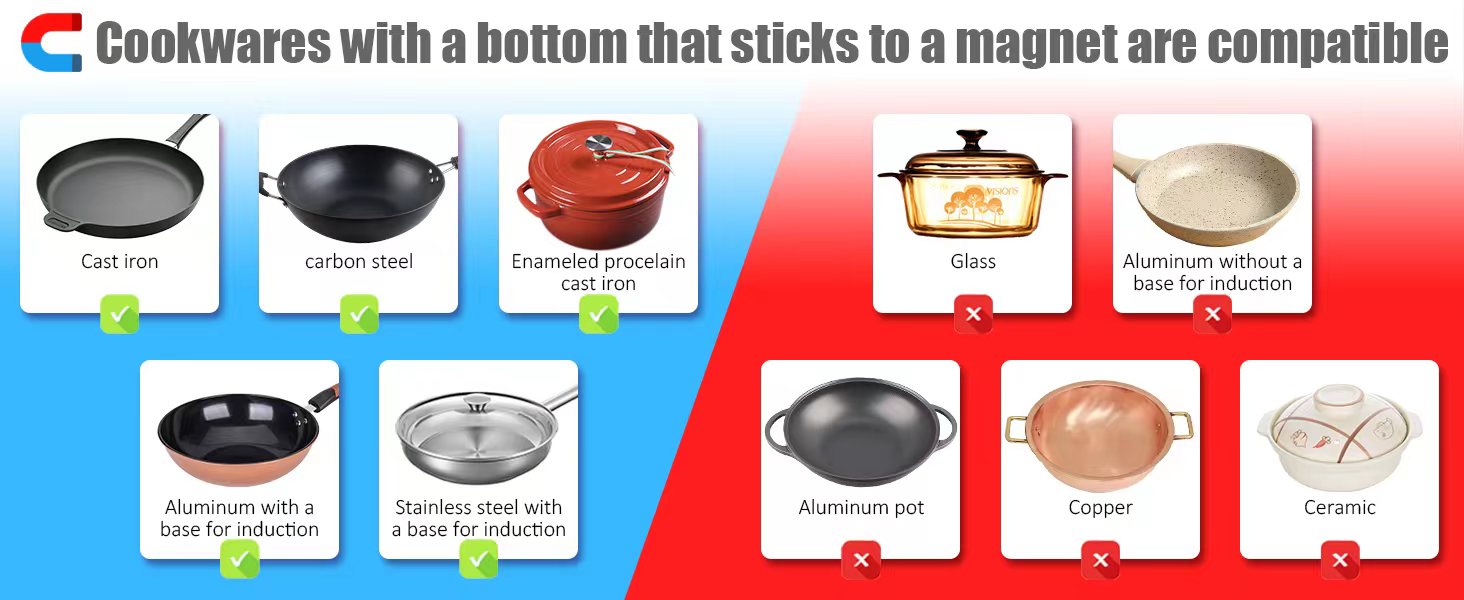 Commercial induction cooker