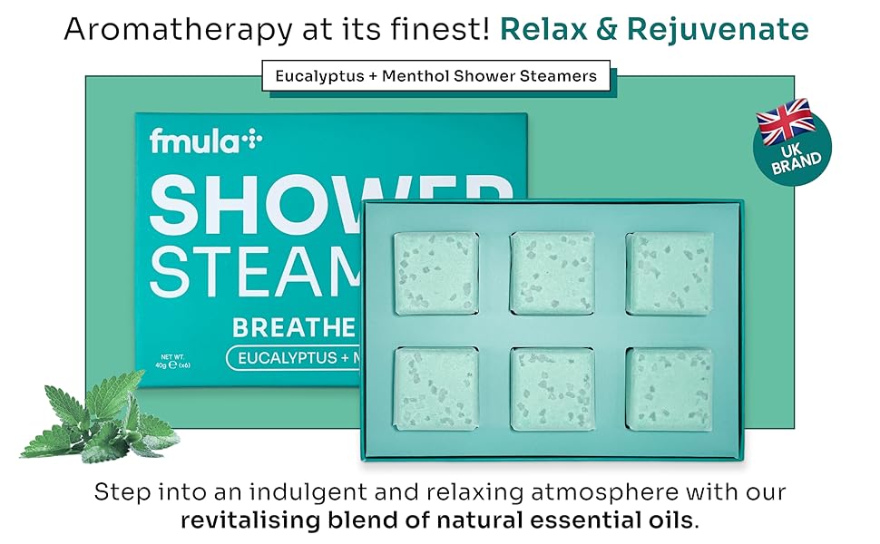 6 Shower bath steamers for shower reduce stress sinus relief colds congestion shower tablets melt