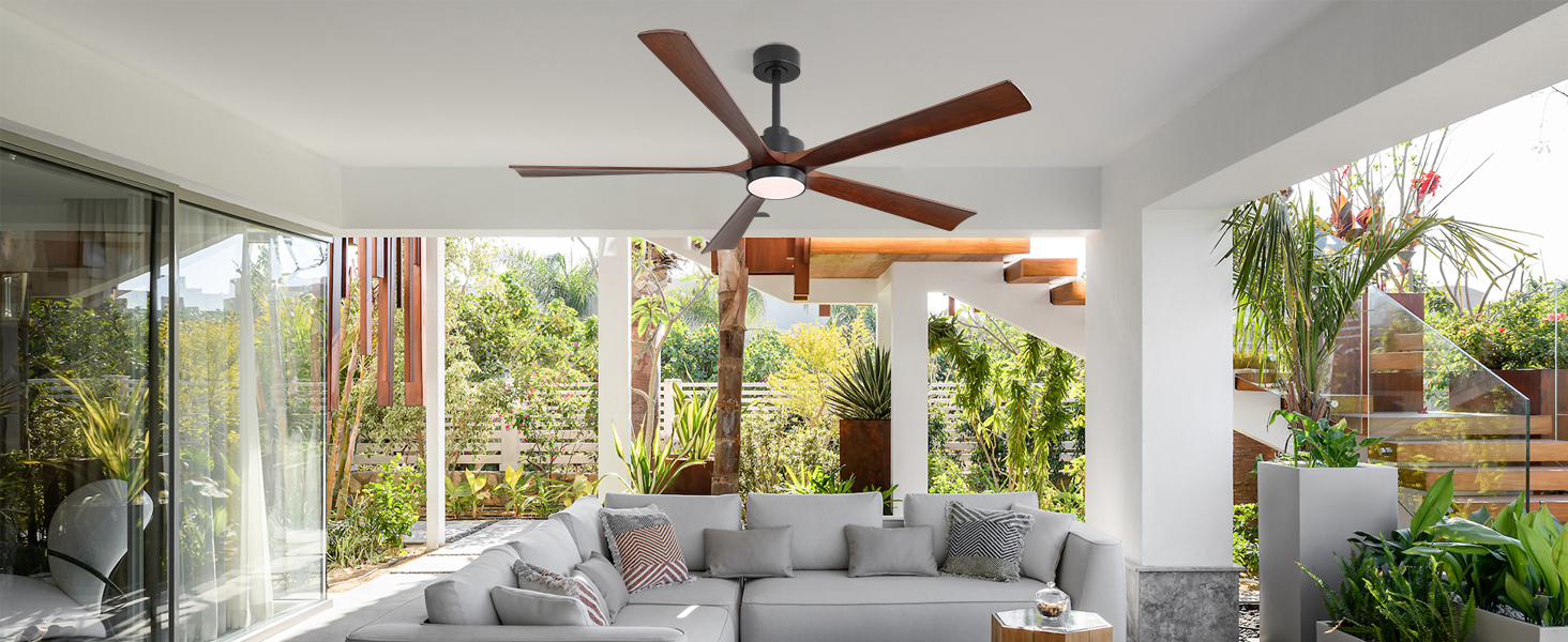 Ceiling Fans with Light and Remote Control