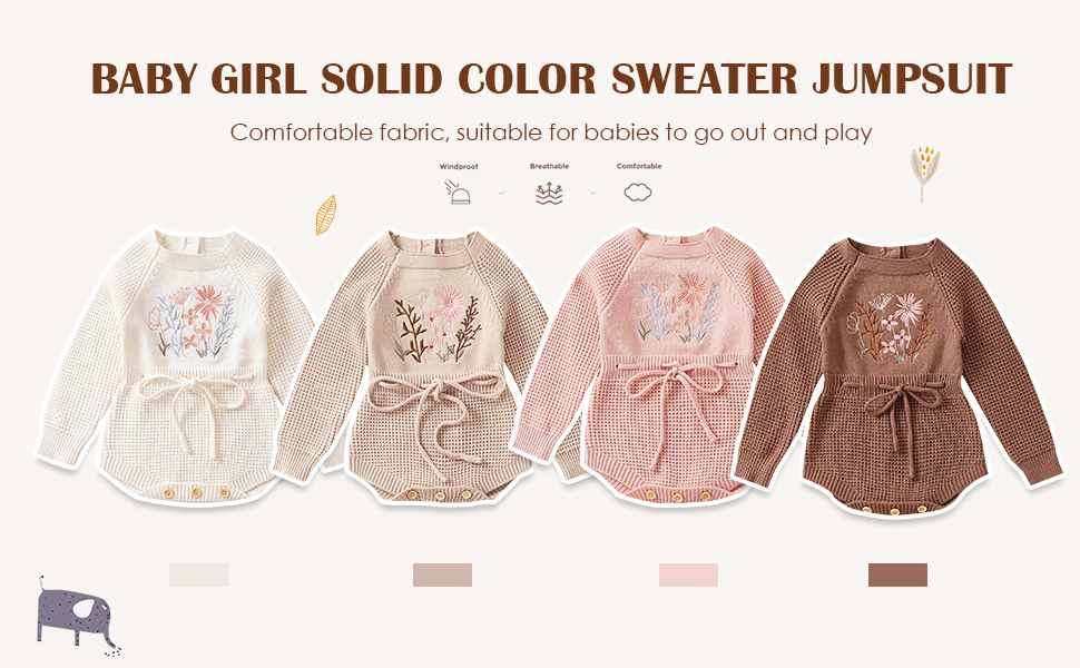 baby sweater romper