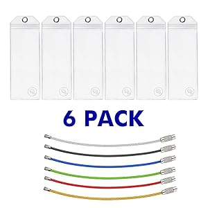 6 packs cruise luggage tags