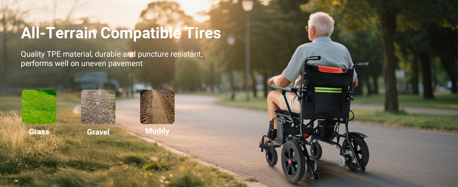 folding electric wheelchair