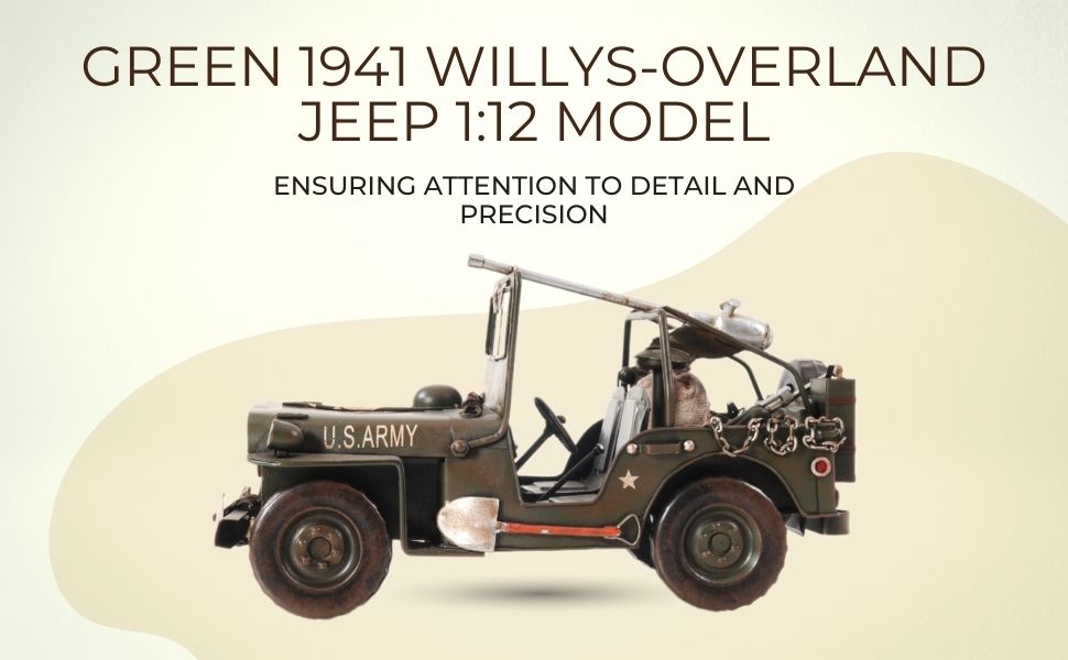 中古カー模型　Jeep Willys (1941) 中古カー模型 Jeep Willys (1941) 1/18 ミリタリージープ第二次