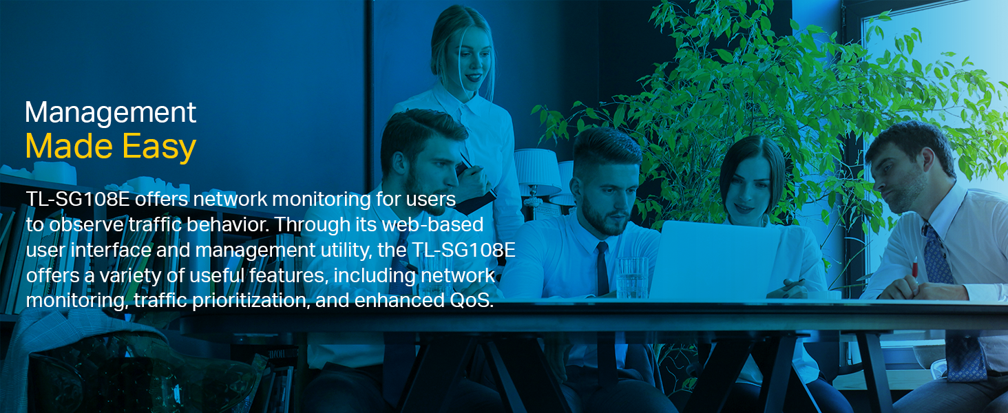TL-SG108E 8-Port Gigabit Easy Smart Switch