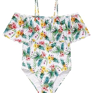 Hawaiian themed bathing suits Clearance