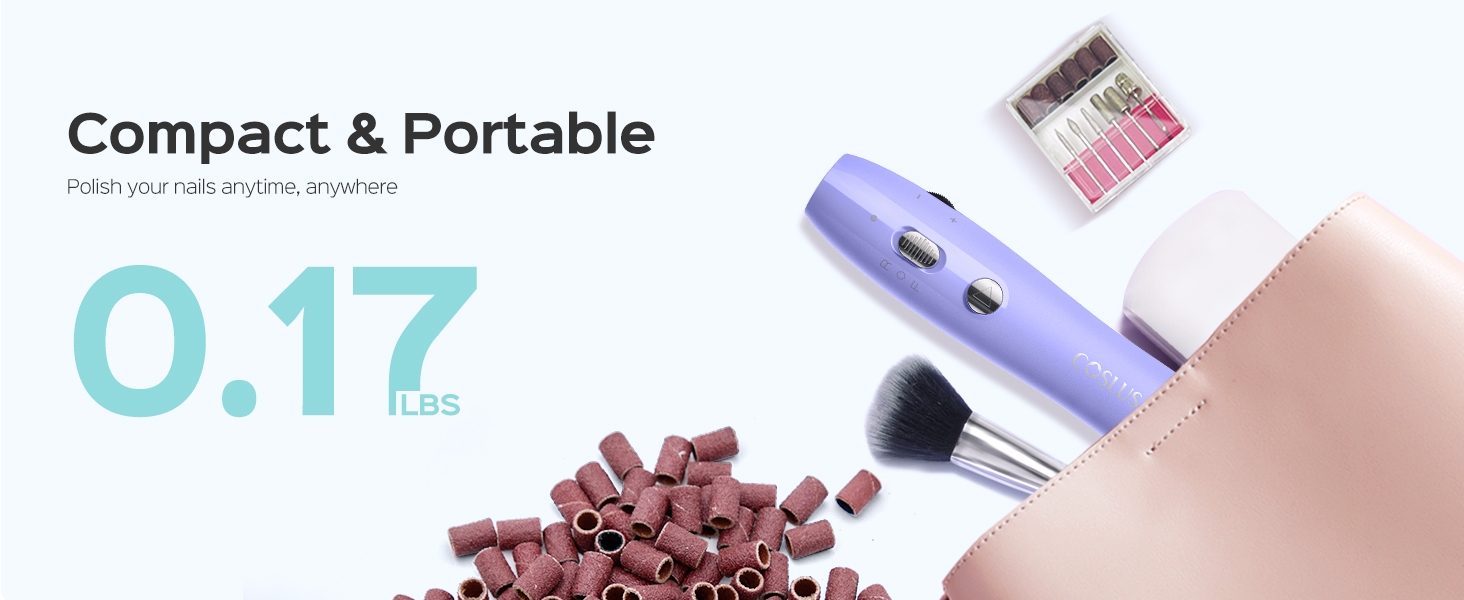 Electric Nail Drill Kit: Professional Stepless Speed Regulation