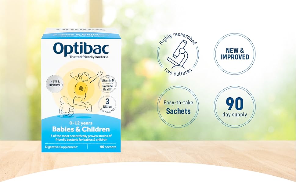 Optibac Probiotics Babies & Children with Vitamin D for Immune System