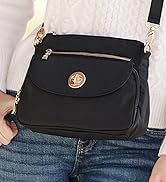 Baggallini Calais Crossbody Bags for Women 10x7 Lightweight Water-Resistant Travel Purse W/RFID P...