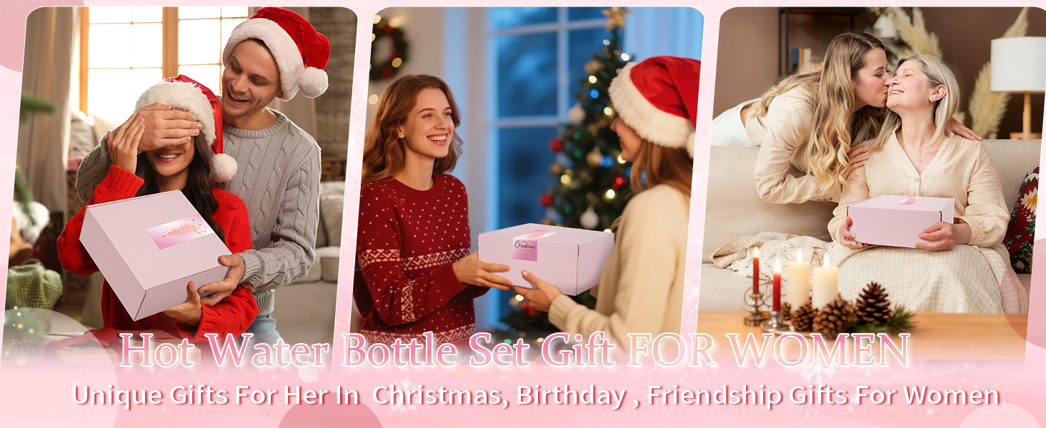 Holiday scene with children and adults gathered around decorated Christmas tree, opening presents and celebrating together.