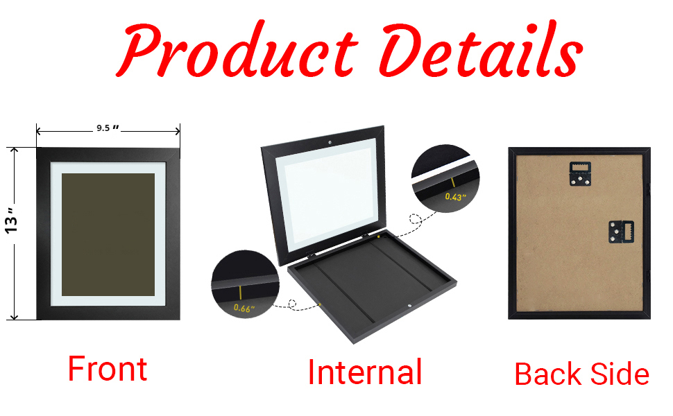 Kids Art Frame, Kids Artwork Frames Changeable, Front