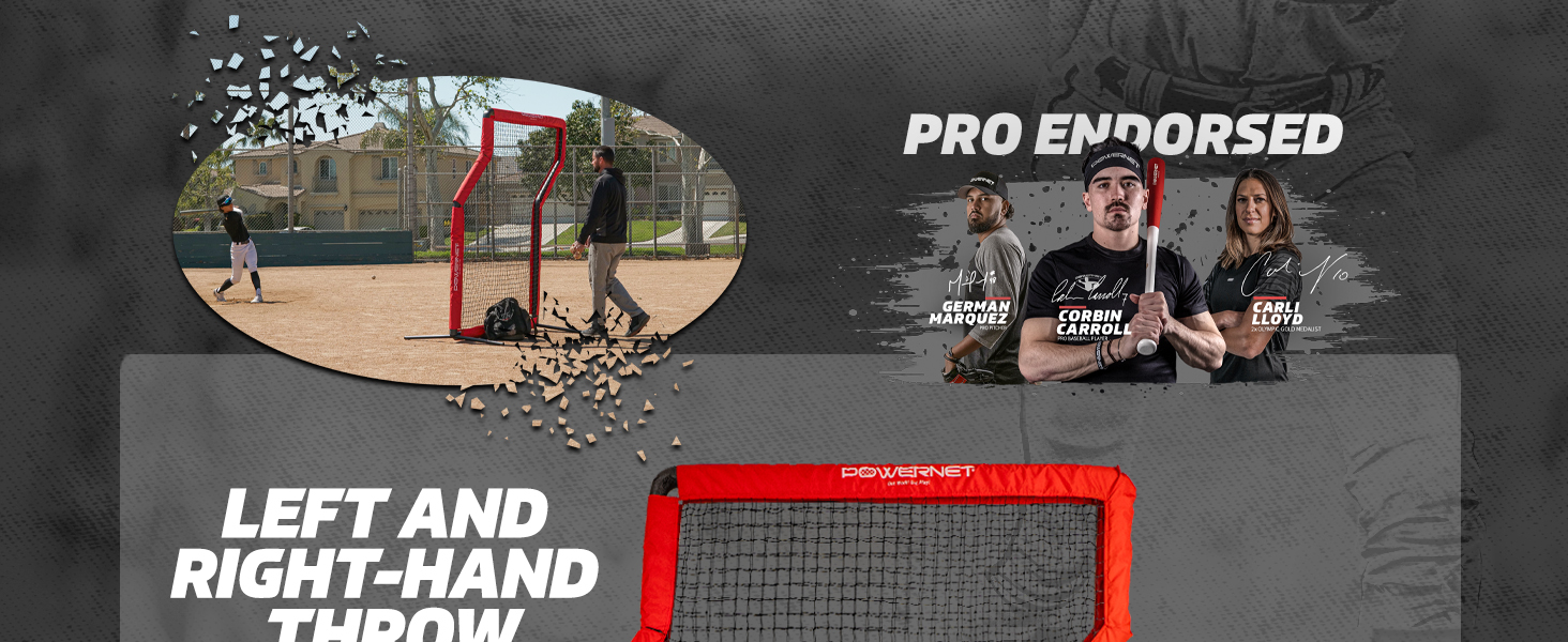 Portable Baseball Practice Net for Pitching and