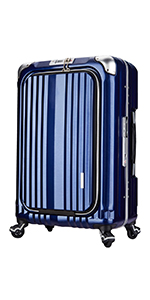 ☆新品☆未使用品☆　レジェンドウォーカー・スーツケース（6209-50）ネービー 楽天市場】スーツケース エンボス加工 USBポート付き ビジネスキャリー