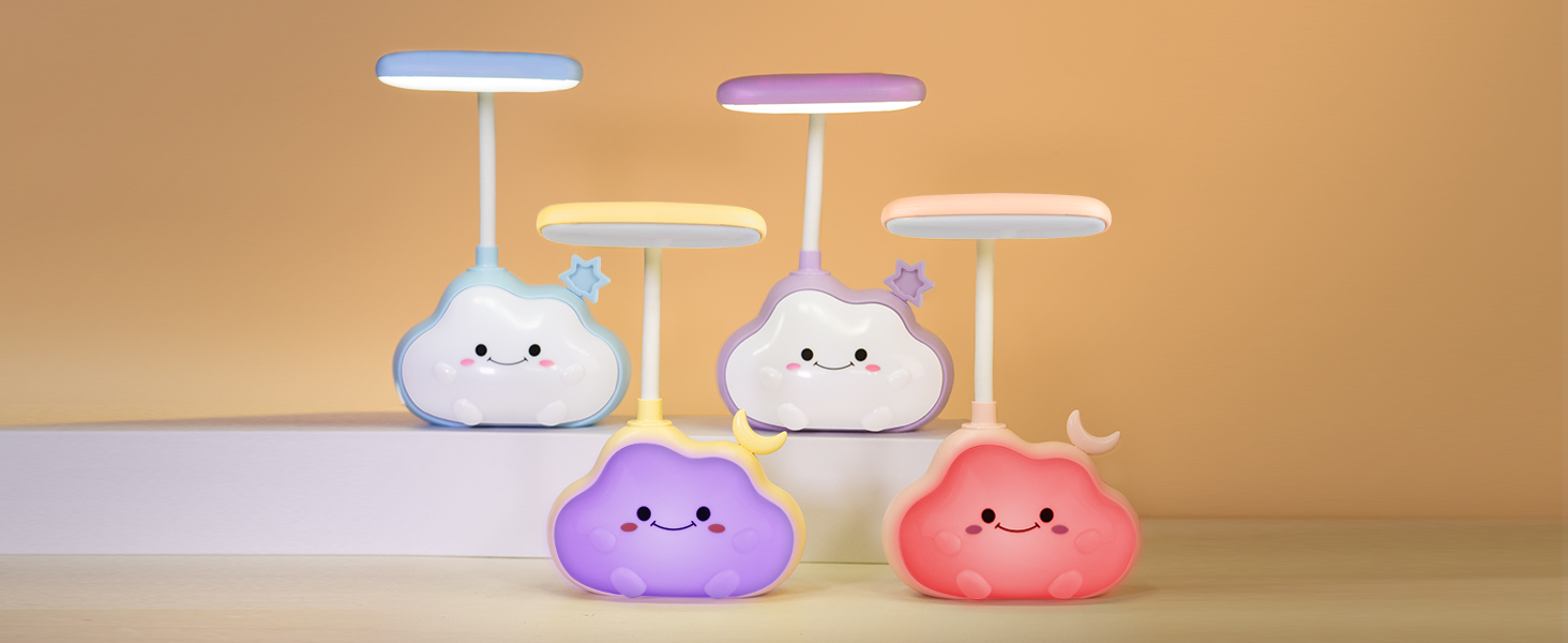children desk lamp battery powered night light kids room essentials
