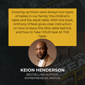 TAKE YOUR SEAT AT THE TABLE BOOK