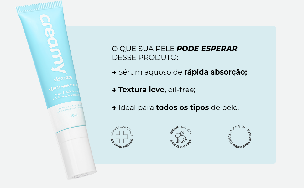 Sérum aquoso de rápida absorção