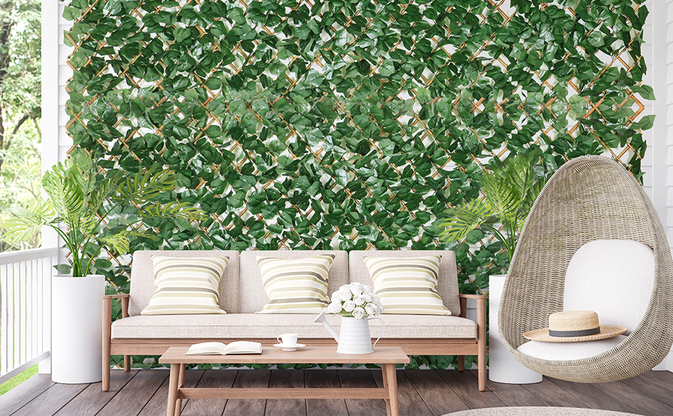 gitterzaun weidenzaun sichtschutz balkon garten terrasse