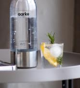 Aarke carbonator 3 a new generation of at-home sparkling water maker with glass bottle