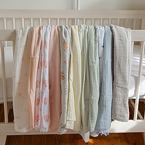 blue swaddle, yellow swaddle, animal print swaddle, grey swaddle, sage swaddle