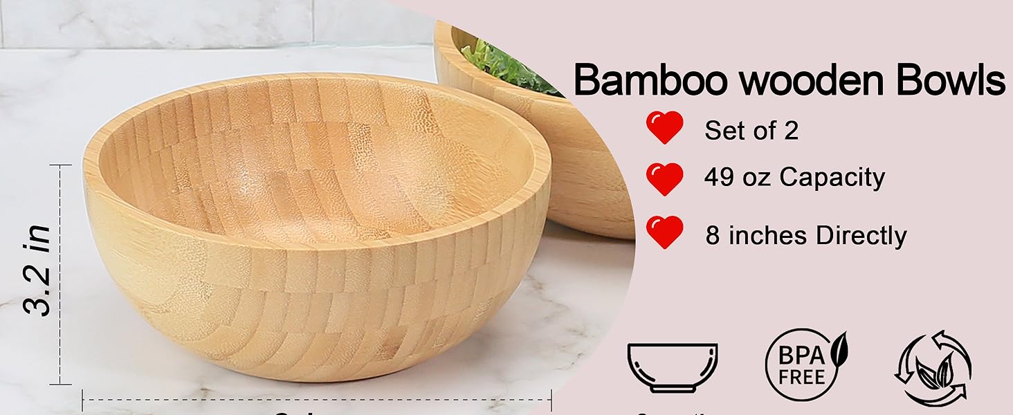 Bowls for Salads/Fruits/Pasta/Vegetables