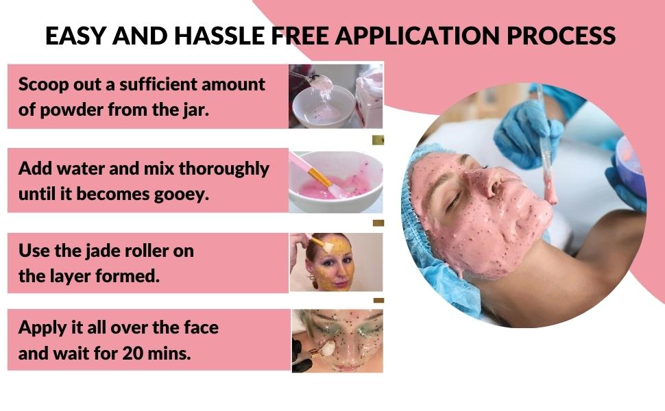 Jelly Face Mask for Facials Bulgarian Rose Hydrating, Brightening