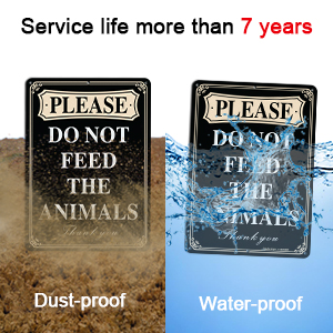 Please Do Not Feed The Animals Sign