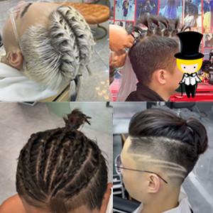 black rubber bands men 