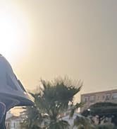 Collection of moody outdoor landscape photographs showing silhouettes against sunset or sunrise skies, creating atmospheric scenery.