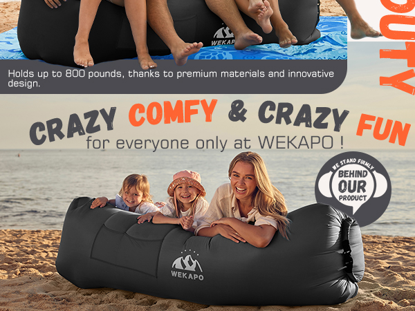 Amazon.com: WEKAPO Inflatable Couch with Pump - Easiest