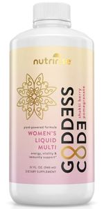 nutririse multivitamin for women hair skin nails vitamin c d3 biotin zinc liquid energy sleep aid