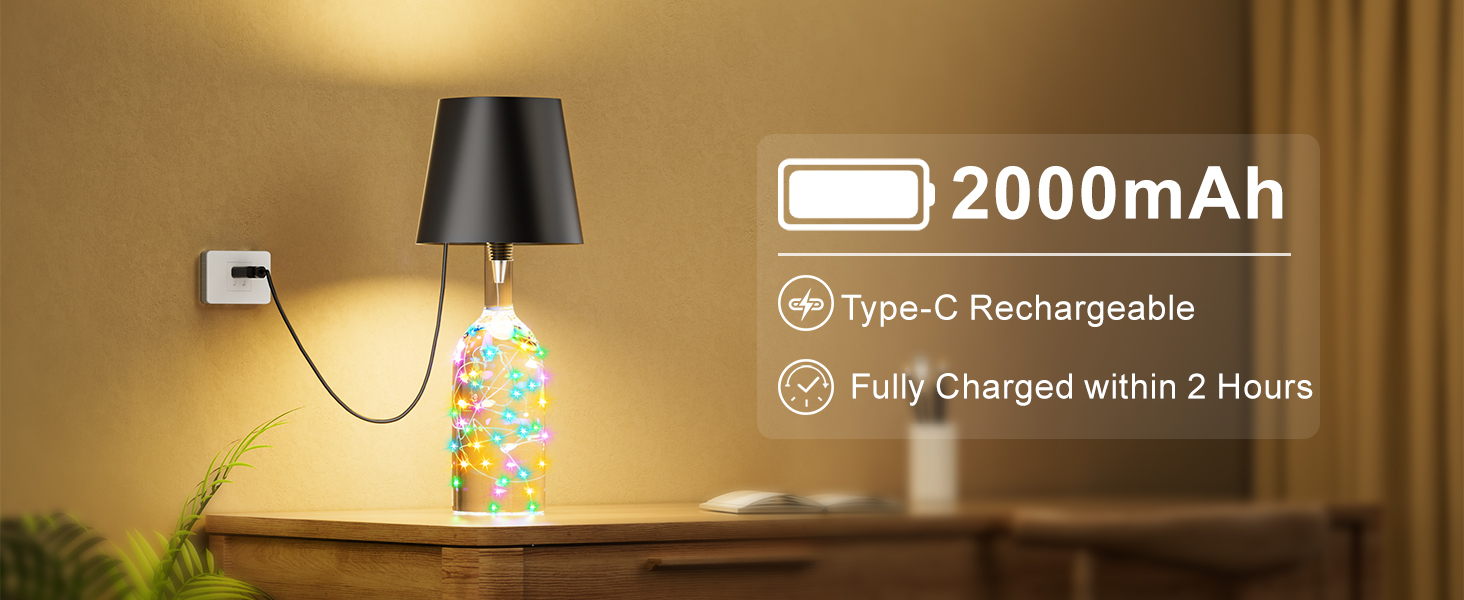 bottle lamp shade