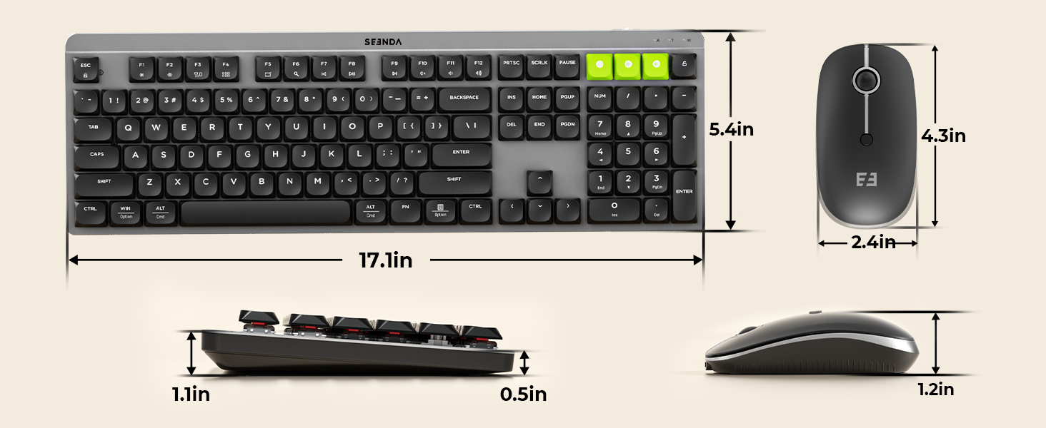mechanical keyboard and mouse