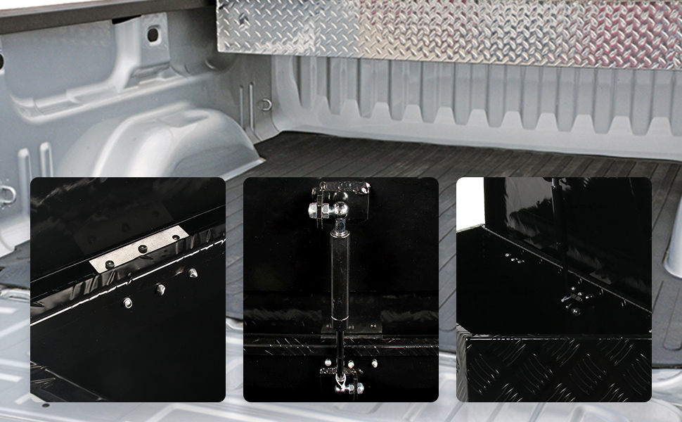 FGJQEFG 34 Inch Aluminum Utility Trailer Tongue Tool Box