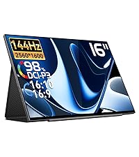 EHOMEWEI 16インチ WQHD 144Hzモニタ 41v9bJDPKUL.jpg