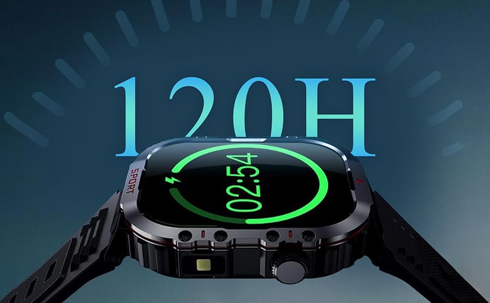 Up to 120 Hours Battery Life