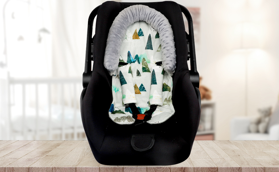 baby carseat head support