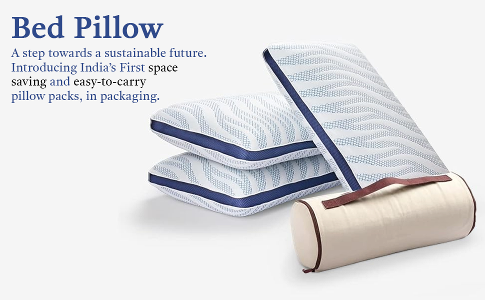 Sleepwell Impressions Regular Memory Foam Bed Pillow For Sleeping