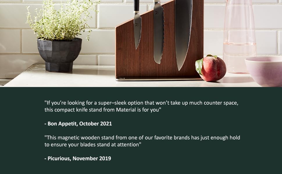 material kitchen the stand magnet knives knife