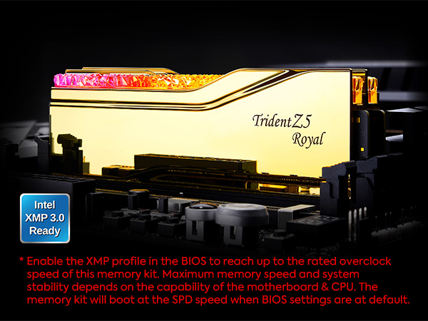 G.SKILL Trident Z5 Royal Series DDR5 RAM (Intel XMP 3.0