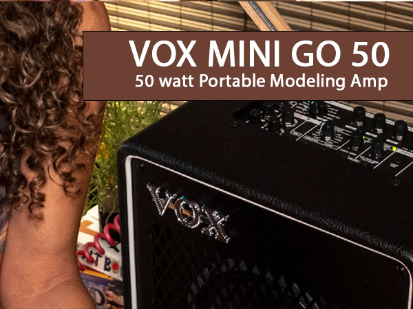 VOX MINI GO 50 VMG-50 ポータブルアンプ VOX MINI GO 50 ポータブルモデリングギターアンプリファイア